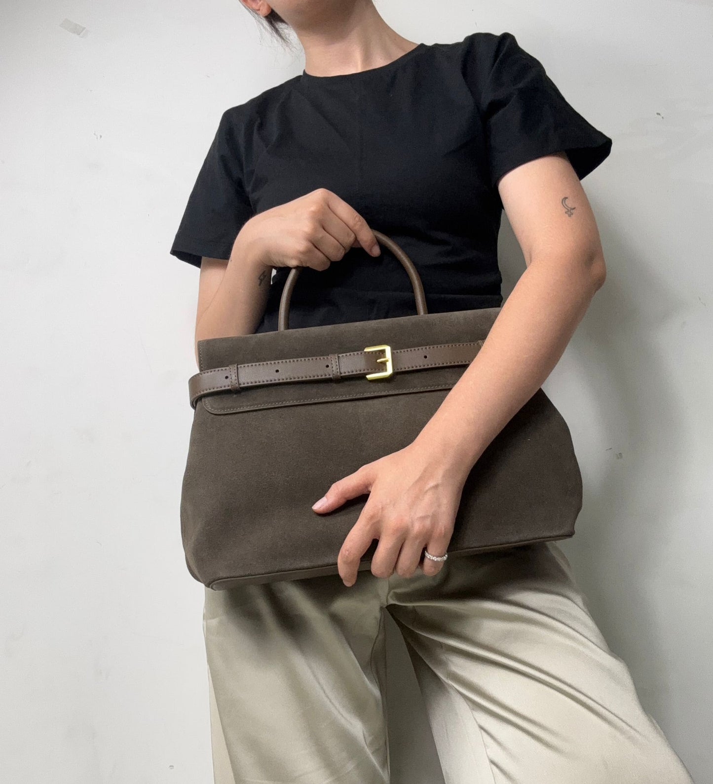 BORSA IMPRUNETA "BELT BAG" SUEDE